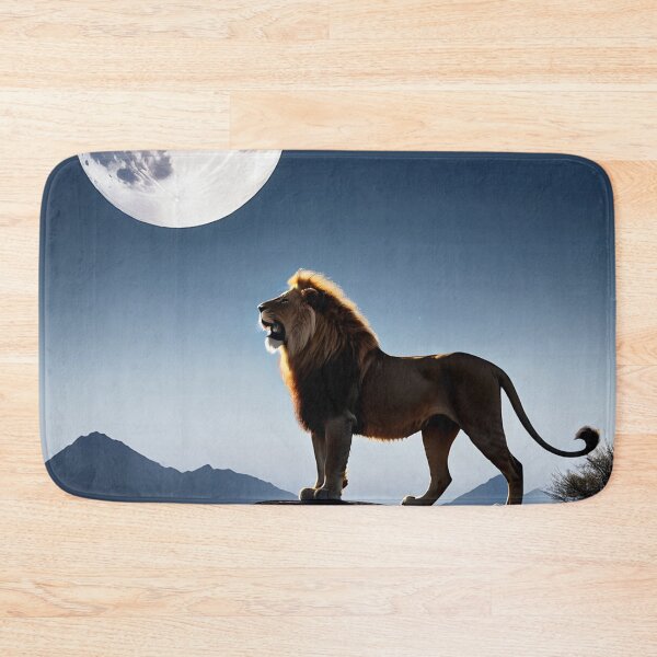 Item preview, Lion Silhouette At Moonlight designed and sold by Bunmigraphics .