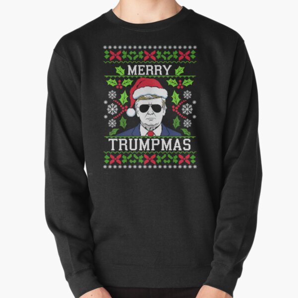 Item preview, Merry Trumpmas: Funny Trump Santa Ugly Sweater Christmas designed and sold by SpookshowDesign.