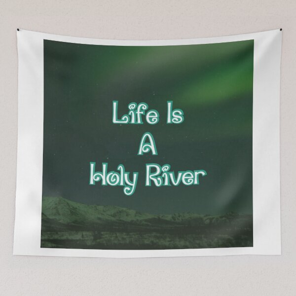 Item preview, Life is a holy river designed and sold by AWADHESH  CHAURASIA.