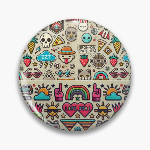Item preview, Trendy Iron-On Patches Collection designed and sold by Alta-store.