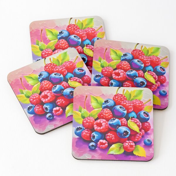 Item preview, Colorful Berry Feast designed and sold by Health And Fitness Posts e-Store.