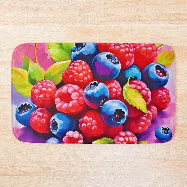 Item preview, Colorful Berry Feast designed and sold by Health And Fitness Posts e-Store.