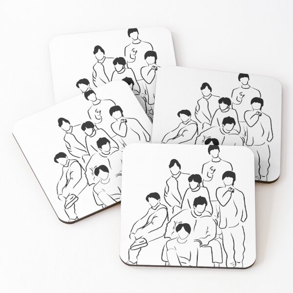 Item preview, Korean boys group 2 bw designed and sold by LojaKeliPaes.