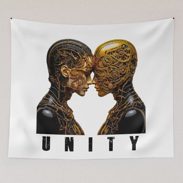 Item preview, Unity Fusion of Humanity and Technology designed and sold by Amanda's Factory.