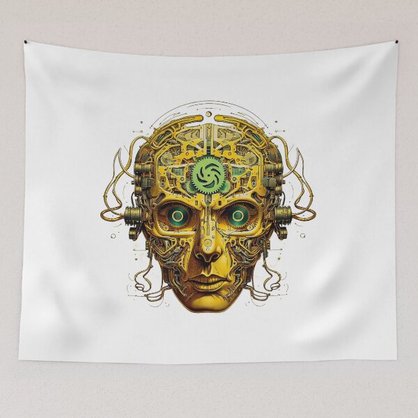 Item preview, Mechanical Face Mindscape designed and sold by Amanda's Factory.