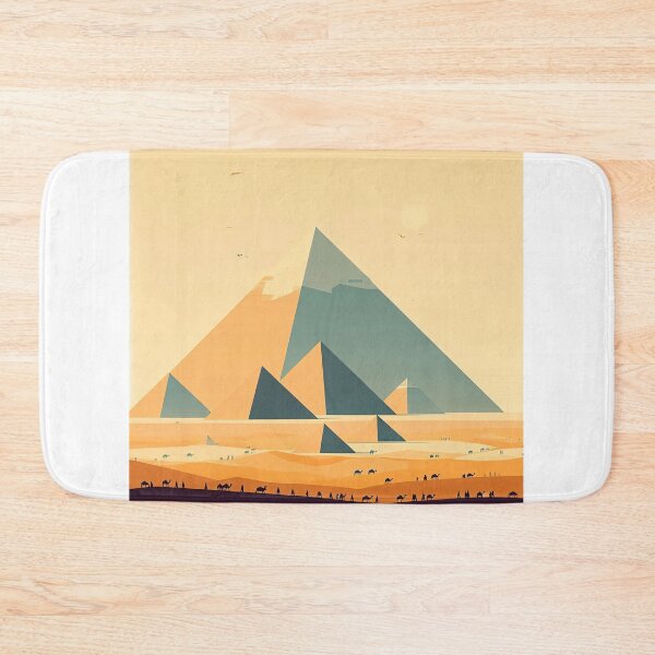 Item preview, Great Pyramids of Giza Minimalism Art Style designed and sold by artofuniverse.