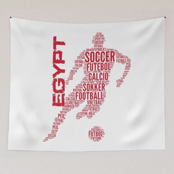 Item preview, Egypt Soccer Typography designed and sold by goodspy.