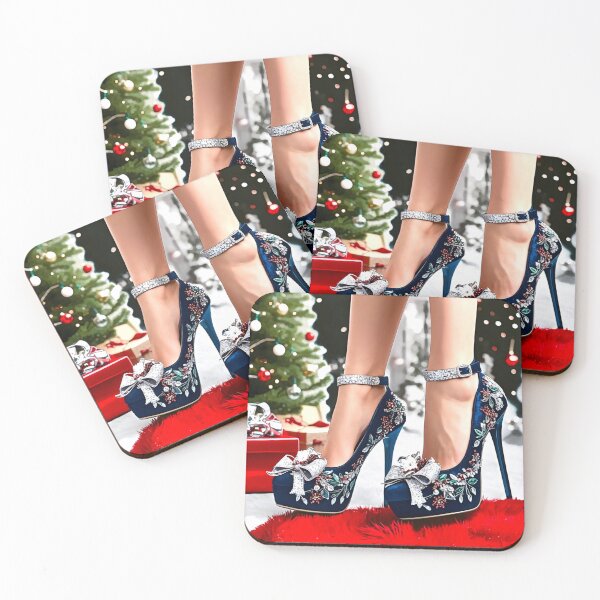 Item preview, PLATFORM RHINESTONE BOW HEELS PARTY FESTIVE HOLIDAY ART designed and sold by Arts4U.