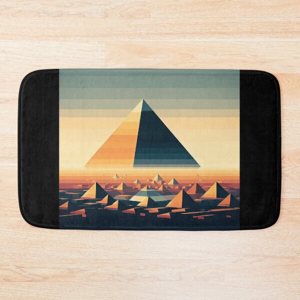 Item preview, Great Pyramids of Giza Minimalism Art Style designed and sold by artofuniverse.