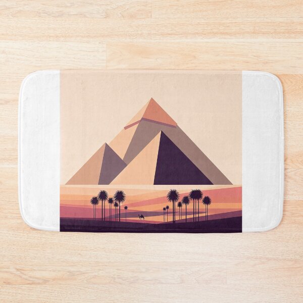 Item preview, Great Pyramids of Giza Minimalism Art Style designed and sold by artofuniverse.