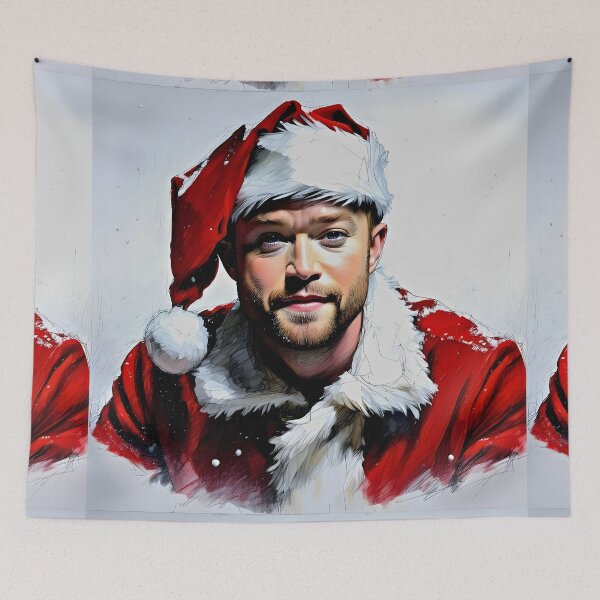 Item preview, Justin Timberlake as Santa Claus designed and sold by bogfl.