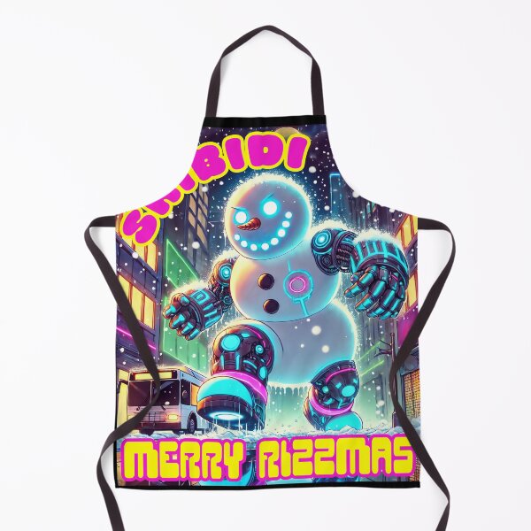 Item preview, Skibidi Merry Rizzmas Cyber Snowman Holiday Rizz Christmas designed and sold by Victor Shadehorn.