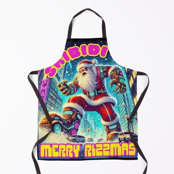 Item preview, Skibidi Merry Rizzmas Cyber Santa Christmas Holiday Rizz designed and sold by Victor Shadehorn.