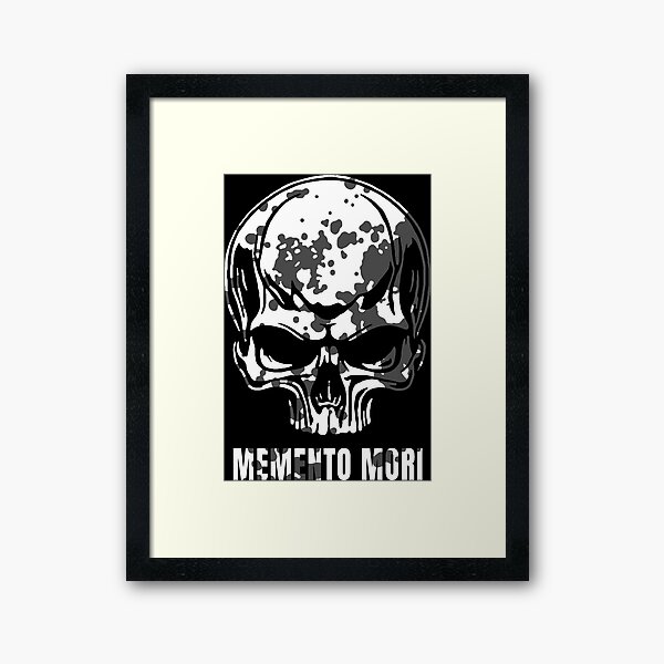 Artikel-Vorschau von Memento Mori Skull, designt und verkauft von einmal-art.