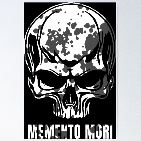Artikel-Vorschau von Memento Mori Skull, designt und verkauft von einmal-art.