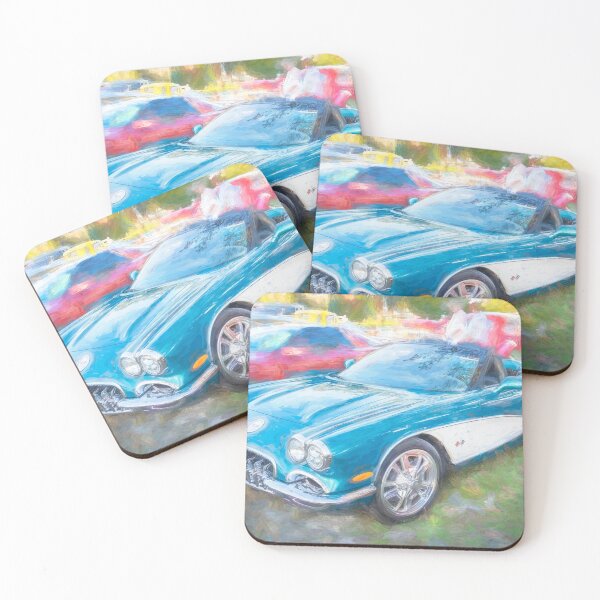 Item preview, 1959 Blue & White Chevy Corvette Convertible X123 designed and sold by RichFrancoCars.