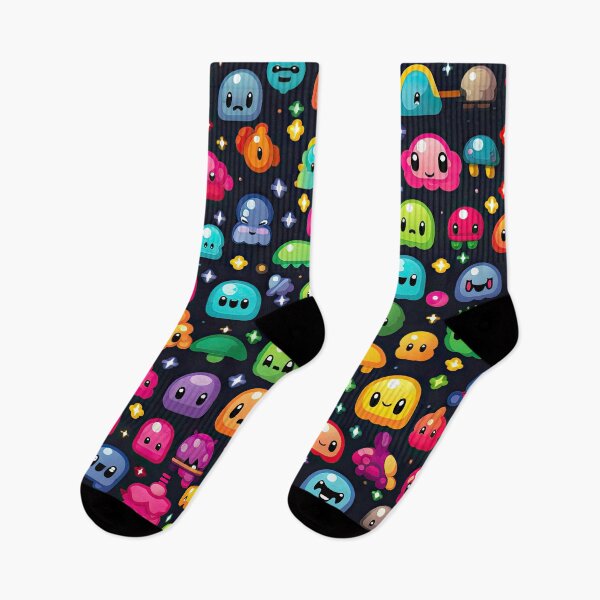 Item preview, Kawaii Cute Pixel Anime Emoji Pattern designed and sold by AeonAcademy.