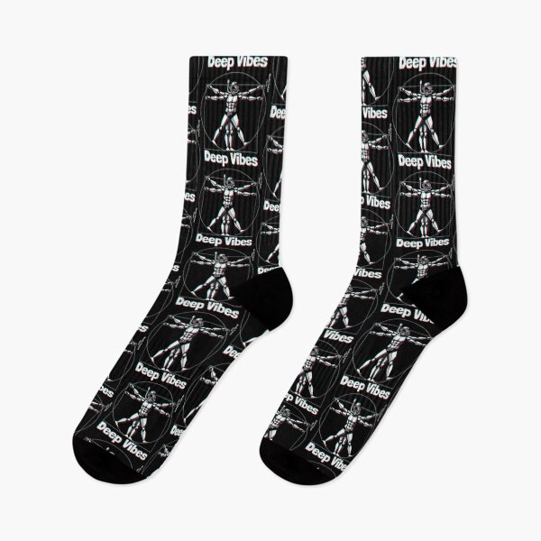 Item preview, Vitruvian Diver | Deep Vibes | Leonardo Da Vinci Vitruvian Man | Chromadrift Anaglyph Brutalism Monochrome Power Illustration | Perfect Mindfulness Gift designed and sold by Psyberspace.