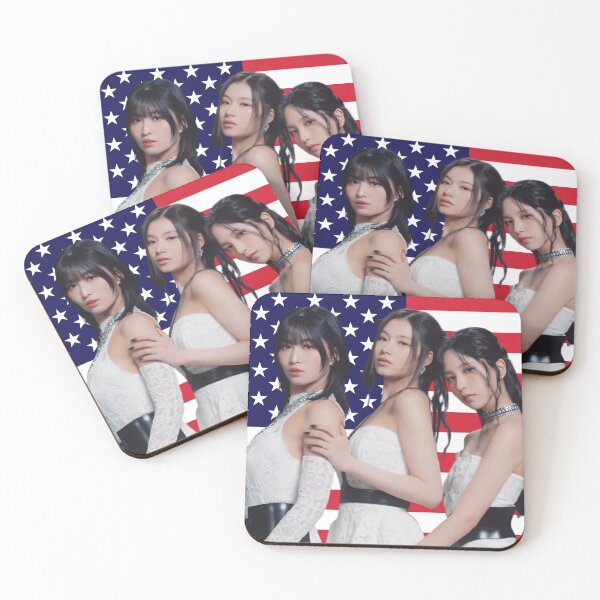 Item preview, USA Flag Kpop Twice Misamo Funny Kpop Meme Flag designed and sold by StarBunnyDesign.
