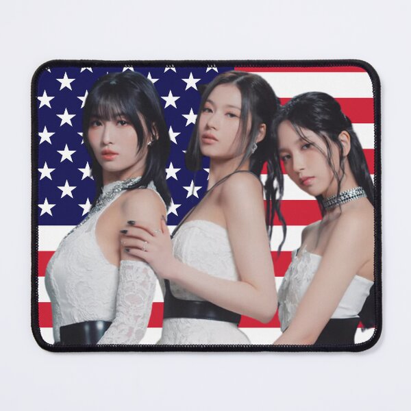 Item preview, USA Flag Kpop Twice Misamo Funny Kpop Meme Flag designed and sold by StarBunnyDesign.