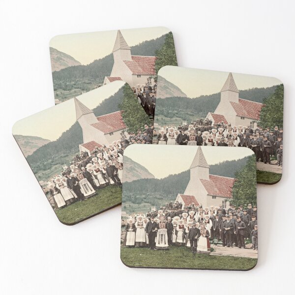Item preview, Wedding Party in Hardanger, Norway  designed and sold by 19th Century in Color.