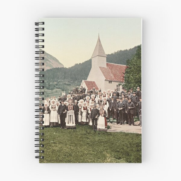Item preview, Wedding Party in Hardanger, Norway  designed and sold by 19th Century in Color.