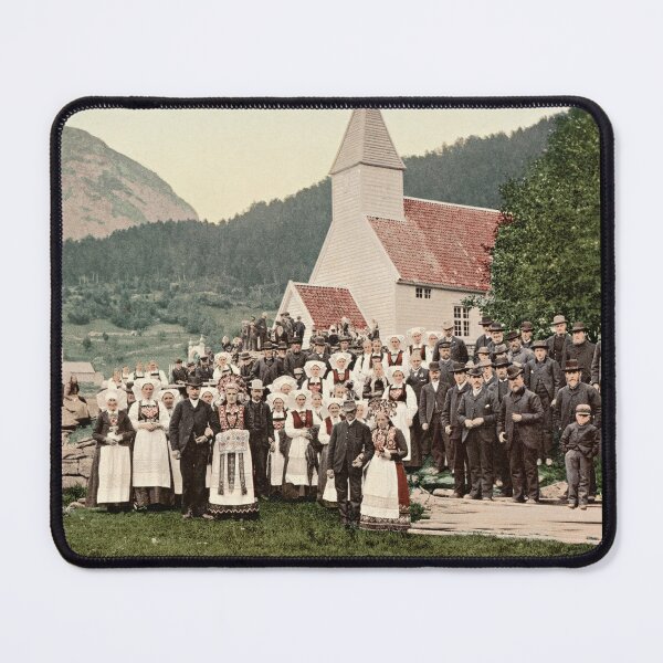 Item preview, Wedding Party in Hardanger, Norway  designed and sold by 19th Century in Color.