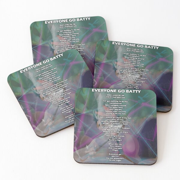 Item preview, A POEM I WROTE CALLED "EVERYONE GO BATTY" designed and sold by OuterVoidLabs.