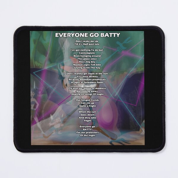 Item preview, A POEM I WROTE CALLED "EVERYONE GO BATTY" designed and sold by OuterVoidLabs.