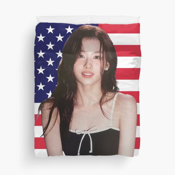 Item preview, Kpop Sana Twice USA Flag Funny Kpop designed and sold by StarBunnyDesign.