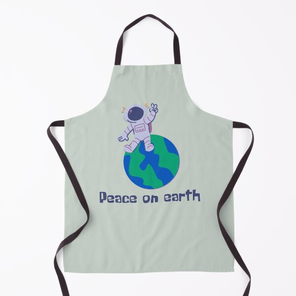 Item preview, Peace on Earth Astronaut on World Globe in Space designed and sold by Neeshki.