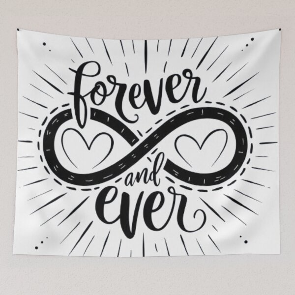 Item preview, Forever ever eternal love designed and sold by catcraftss.