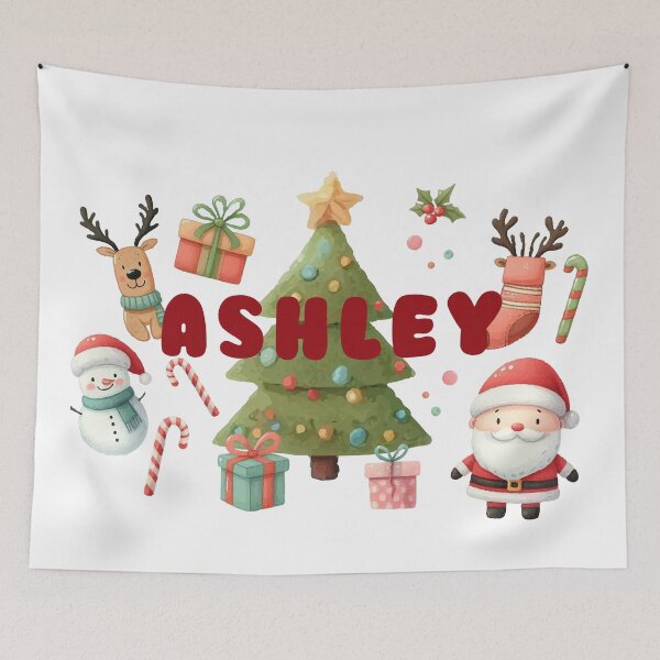 Item preview, Christmas Name Ashley - personalized designed and sold by karolinahinc.