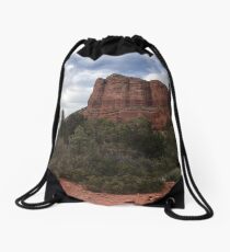 Cliff face outside Sedona Drawstring Bag