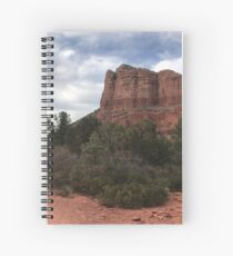 Cliff face outside Sedona Spiral Notebook