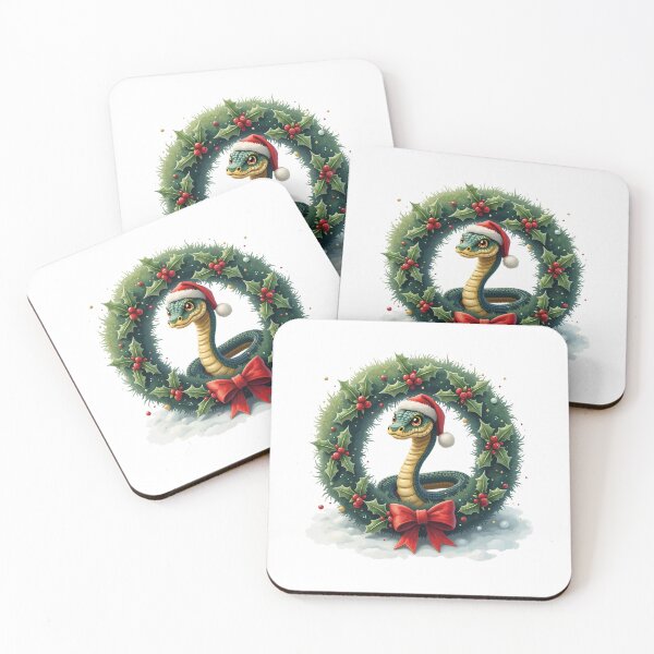 Item preview, snake christmas designed and sold by Krasnovaovaova.