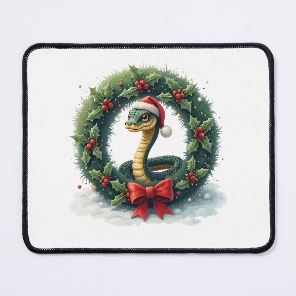Item preview, snake christmas designed and sold by Krasnovaovaova.