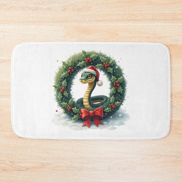 Item preview, snake christmas designed and sold by Krasnovaovaova.
