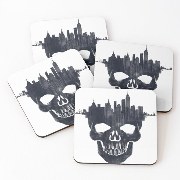 Item preview, Dark Skull city designed and sold by catcraftss.
