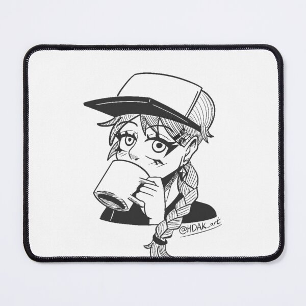 Item preview, Girl Drinking coffee ☕ designed and sold by HDAKart.