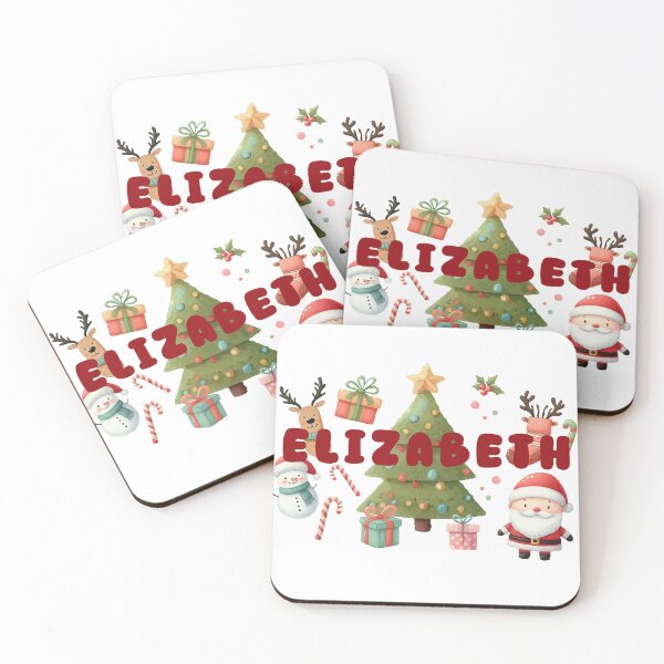 Item preview, Christmas Name Elizabeth - personalized designed and sold by karolinahinc.
