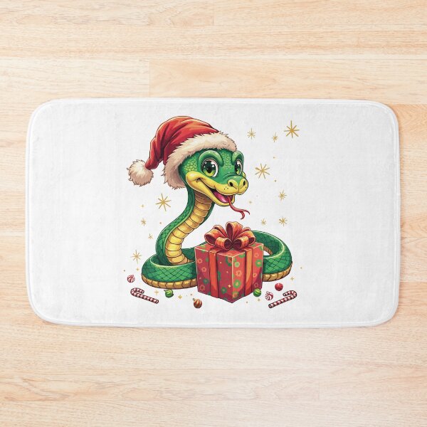 Item preview, snake christmas designed and sold by Krasnovaovaova.