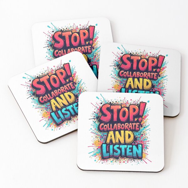 Item preview, stop collaborate  designed and sold by Ismartista.