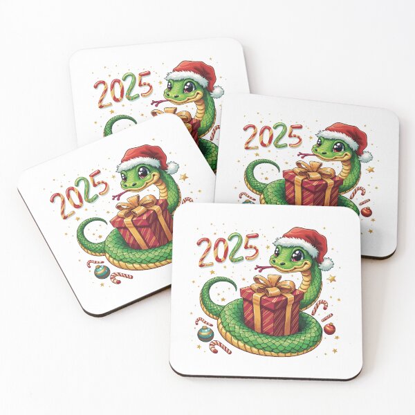 Item preview, snake christmas designed and sold by Krasnovaovaova.