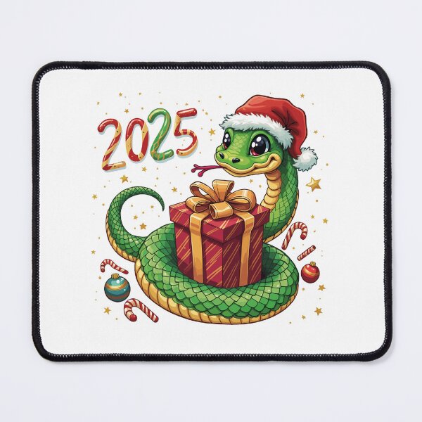 Item preview, snake christmas designed and sold by Krasnovaovaova.
