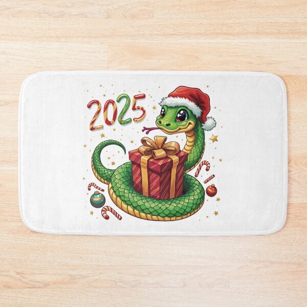 Item preview, snake christmas designed and sold by Krasnovaovaova.