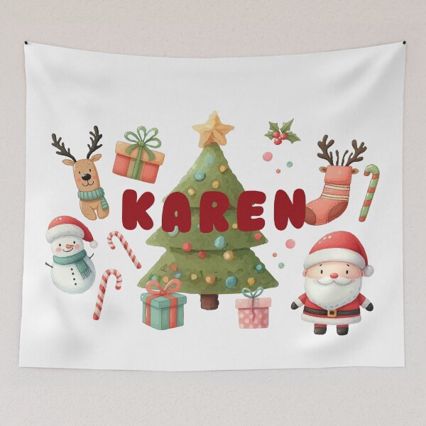 Item preview, Christmas Name Karen - personalized designed and sold by karolinahinc.