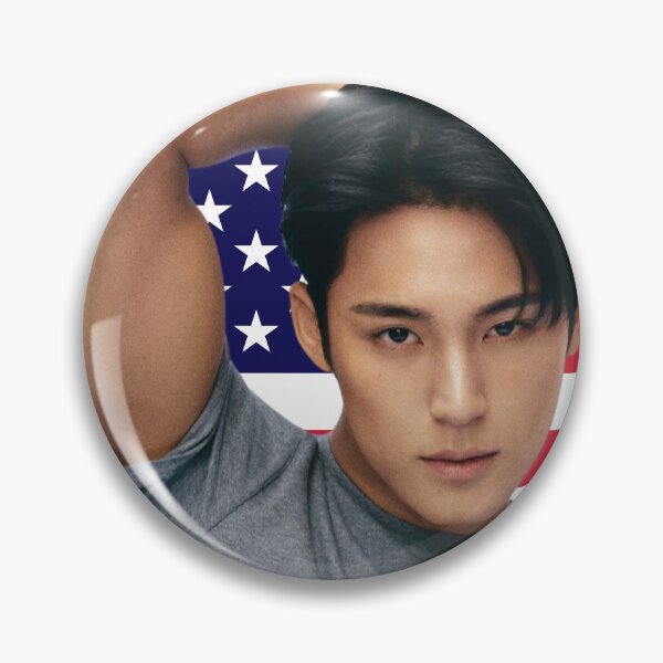 Item preview, Kpop Seventeen Mingyu USA Flag Funny Kpop designed and sold by StarBunnyDesign.