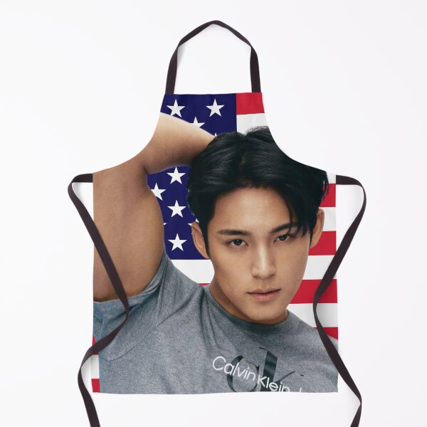 Item preview, Kpop Seventeen Mingyu USA Flag Funny Kpop designed and sold by StarBunnyDesign.