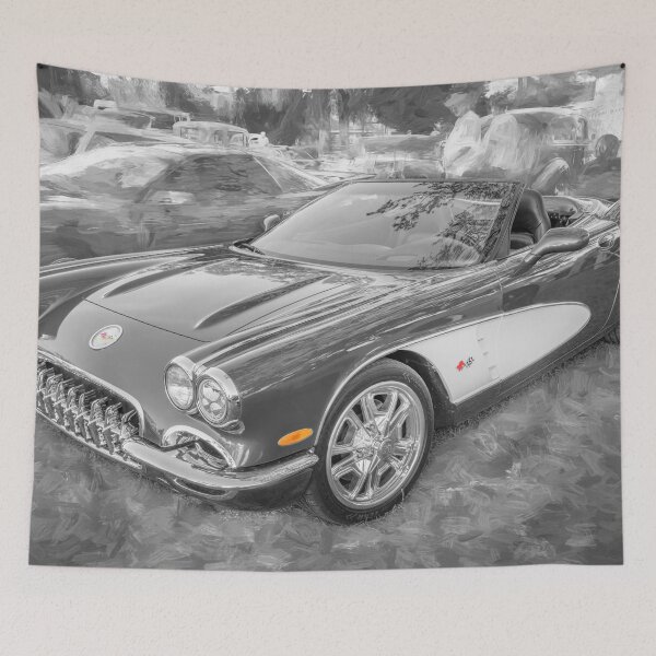 Item preview, 1959 Blue & White Chevy Corvette Convertible X125 designed and sold by RichFrancoCars.